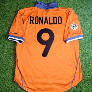 Ronaldo Inter Milan 2000 2001 Third Soccer Jersey Shirt M